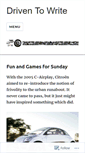Mobile Screenshot of driventowrite.com